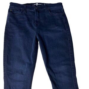 7 For All Mankind Gwenevere High Waist Ankle Skinny Jeans Size 30